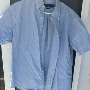 Ralph Lauren Sky Blue Casual Button-Down Shirt
